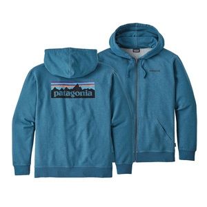 P-6 Logo MW Full-Zip Hoody — Big Sur Blue